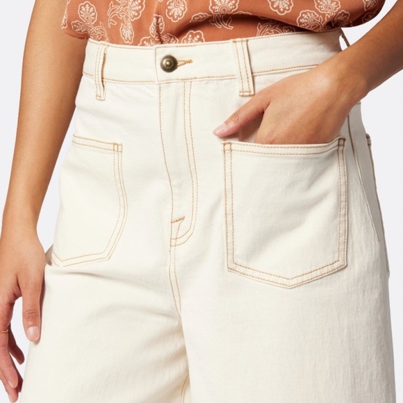 Joie Dorothea Flare Jean Cream White Size 29 NWOT - Picture 5 of 11